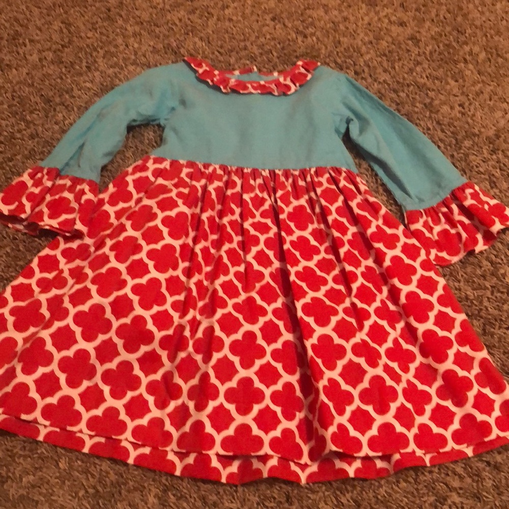 Southern Tots Corduroy Quatrefoil Dress